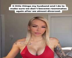 She remained separated from her husband for a year and almost divorcing but later on settle down.